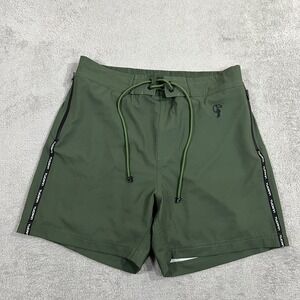 Tucann Board Shorts Men XL Green Liner Swim Trunks Stretch Beach Surfing Pockets